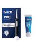 Oral-B Pro 1 Cross Action Black + Pro Ex Paste