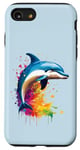 Coque pour iPhone SE (2020) / 7 / 8 Arc-en-ciel Femme Homme Fille Dauphins Cadeaux Enfants 128