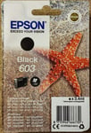 NEW Original Epson Starfish 603 Black Ink Cartridge (C13T03U14010) XP-3100 4100