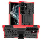 samsung Samsung Galaxy S23 Ultra Heavy Duty Case Red