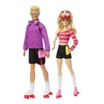 Barbie-Fashionistas-Coffret poupées et accessoires patins à roulettes HXK90