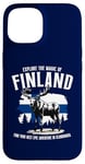 iPhone 15 Finland's Beauty Adventure Nature Outfit Moose Scandinavian Case