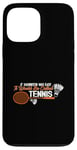 Coque pour iPhone 13 Pro Max Jeu d'amour pour joueur de badminton