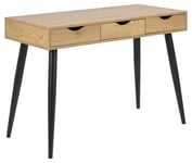 Nordic Home - Molly Skrivbord Ek/Svart 110cm från Sleepo