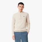 Lacoste Pull Golf quart-zip thermorégulateur Taille XS Beige