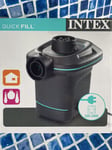 INTEX ELECTRIC QUICK FILL AIR INFLATOR 220-240 V WITH UK PLUG 66640BS BLACK