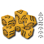 Gaslands: Skid Dice Yellow/Black