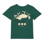 Pokémon Snorlax Relaxation Kids' T-Shirt - Green - 11-12 Years