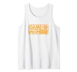 The Game of Life Vintage Neon Orange Game Board Logo Tank Top