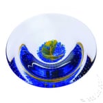 To the Moon and Back - Sentiments Art Glass Dish by Caitherness Glass