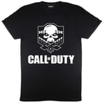 Call Of Duty Womens/Ladies Skull Logo Boyfriend T-Shirt - L