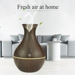 Aroma Essential Oil Diffuser Air Purifier Led Ultrasonic B Dark Brown