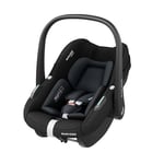 Maxi-Cosi Pebble S i-SIze, Baby Car Seat, 0 - 15 Months, 0 - 13 kg, 40 - 83 cm, Lightweight Car Seat Newborn, Click & Go Installation, G-CELL Side Impact Protection, Baby-Hugg Inlay, Tonal Black