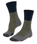 FALKE Men's TK2 Explore M SO Wool Thick Anti-Blister 1 Pair Hiking Socks, Green (Herb 7754), 9.5-10.5