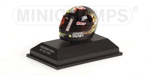 Minichamps 397970046 HELMET AGV VALENTINO ROSSI WORLD CHAMPION 1997 model 1:8