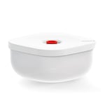 Guzzini - Save IT Shallow Vacuum Container (L) - White, 19,7x19,7xh9,7 cm - 1900 cc