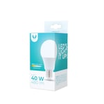 LED-lampe E27, 6W, 230V, 3000K, varm hvid