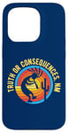 Coque pour iPhone 15 Pro Truth or Consequences, New Mexico Dancing Kokopelli Design