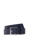 Tommy Jeans Homme Ceinture Tjm Finley 3,5 cm Cuir, Multicolore (Twilight Navy), 95