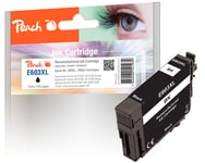 Kompatibel med Peach Epson WorkForce WF-2850 DWF bläckpatron, 11ml, Svart