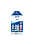 Epson 103 / C13T00S64A 4-Pack (Black / Yellow / Cyan / Magenta) Ink - Ink refill Blå