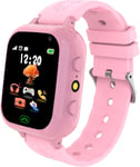 Montre Connectée Enfant, Montre Telephone Avec Sim Appel Sms 25 Jeux Sos Caméra Musique Mp3 Réveil Podomètre Hd Écran Tactile, Montre Intelligente Enfants Cadeaux Pour Filles Garçons