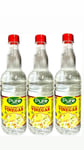 (Pack of 3) Pure Foods Distilled White Cane Vinegar,1 Litre (Product of Jamaica)