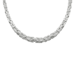 By Vi Halsband i silver massiv kejsarlänk 55cm