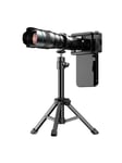 APEXEL 36X camera lens APL-36XJJ020 with tripod (black)