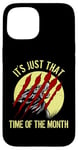 iPhone 15 Scary Time of the Month Full Moon Howling Wolf Werewolf Case