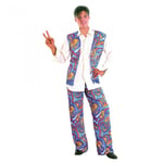 Bristol Novelty Mens Flower Power Hippy Man Costume