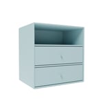 Montana - Montana Mini 1006 - Module With Two Drawers - Flint - Hyllsystem - Peter J. Lassen - Grå - MDF