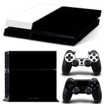 Kit De Autocollants Skin Decal Pour Console De Jeu Ps4 Corps Entier Mat Ps4 Manche Noir Et Blanc Mat, T1tn-Ps4-5109