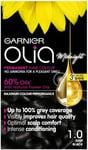 Garnier Olia Black Permanent Hair Dye, Up to 100% Grey Hair Coverage, No Ammoni