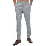 Ted Baker Mens Byront Slim Fit Wool Trousers in Grey - Size 38W/32L