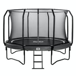 Salta Studsmatta First Class inkl. Stege SALTA TRAMPOLINE FIRST CLASS Ø305 CM, BLACK INCL. LADDER 805-589