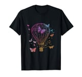 Hot Air Balloon Flying Pilot Butterfly Adventure Outdoor T-Shirt