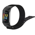 Fitbit Charge 6 Armband i nylon, Svart