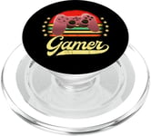 Vintage Gaming Video Game Players Teenage Boys Men Gamer PopSockets PopGrip for MagSafe