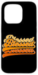 Coque pour iPhone 15 Pro Graphisme orange Un graphisme orange tellement béni