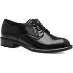 Ballerines Tamaris  lace-up formal shoes black matt