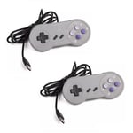 2 X Manette SNES (Super Nes) version US - contrôleur pour PC MAC via USB - Straße Game ®