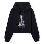 Buffy The Vampire Slayer Violet Portrait Women's Cropped Hoodie - Black - XS - Black