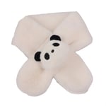 SJTJSPX Écharpe Mignon Panda,Écharpes Bébé Fille Garçon,Automne/Hiver,Écharpe à Croisée,Écharpe Tube Enfant Unisexe,Foulards en Peluche Chaud,Cache Cou Tout-Petit,Écharpe Enfants Dessin Animé