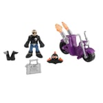 Fisher Price Y2796 Imaginext Burglar and Motorcycle Figure Playset Toy