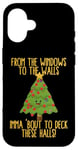 Coque pour iPhone 16 From The Window To The Wall Poème de Noël avec citation de Noël