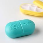 Candy Color Mini Pill Box Container Medicine Case Outdoor Travel C Green