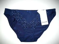 Chantelle culotte bleue taille 38 2603 Champs Elysées blue brief size XS