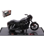 HARLEY DAVIDSON STREET 750 2015 MATT BLACK 1:18 Maisto Moto Die Cast Modellino