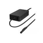 Microsoft Surface 65W Laptop Power Supply Adapter for Surface Laptop - Black